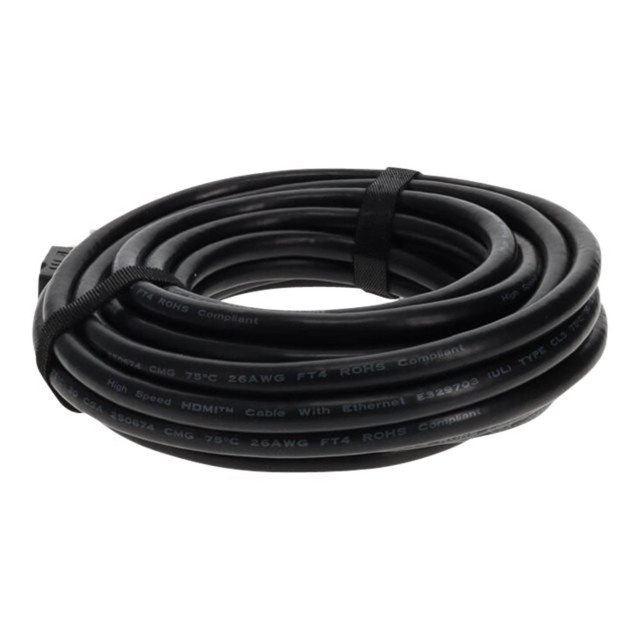 ADD-ON COMPUTER PERIPHERALS, INC. HDMIHSMM20-5PK AddOn 5 Pack 20ft HDMI Cable - HDMI cable with Ethernet - HDMI male to HDMI male - 19.7 ft - black (pack of 5) ADD-ON COMPUTER PERIPHERALS, INC. HDMIHSMM20-5PK AddOn 5 Pack 20ft HDMI Cable - HDMI cable with Ethernet - HDMI male to HDMI male - 19.7 ft - black (pack of 5)