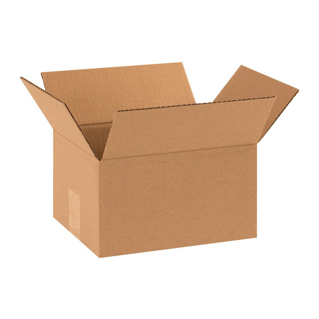 B O X MANAGEMENT, INC. 1086 South Coast Paper Corrugated Boxes 10inL x 8inW x 6inH, Kraft, Pack Of 25
