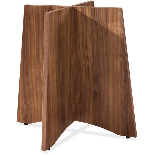 SP RICHARDS 69991 Lorell Essentials Series Laminate Round Table Base, 28-1/2inH x 29-1/2inW x 29-1/2inD, Walnut
