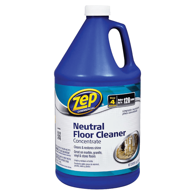 ZEP INC. ZUNEUT128 Zep Concentrated Neutral Floor Cleaner, 128 Oz Bottle