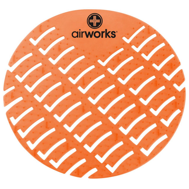 THE TRANZONIC COMPANIES AWUS007-BX Hospeco AirWorks EVA Urinal Screens, Mango, Pack Of 10 Screens THE TRANZONIC COMPANIES AWUS007-BX Hospeco AirWorks EVA Urinal Screens, Mango, Pack Of 10 Screens