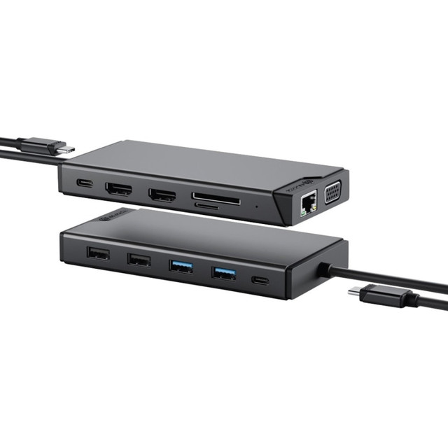 ALOGIC USA DUCDMV2 Alogic USB-C 12-in-1 Dual Display Mini Dock - MV2 - for Notebook - SD, microSD - 100 W - USB Type A, USB Type C - 3 Displays Supported - 1920 x 1080 - 3 x USB Type-A Ports - USB Type-A - USB Type-C - Network (RJ-45) - 1 x HDMI Port ALOGIC USA DUCDMV2 Alogic USB-C 12-in-1 Dual Display Mini Dock - MV2 - for Notebook - SD, microSD - 100 W - USB Type A, USB Type C - 3 Displays Supported - 1920 x 1080 - 3 x USB Type-A Ports - USB Type-A - USB Type-C - Network (RJ-45) - 1 x HDMI Port