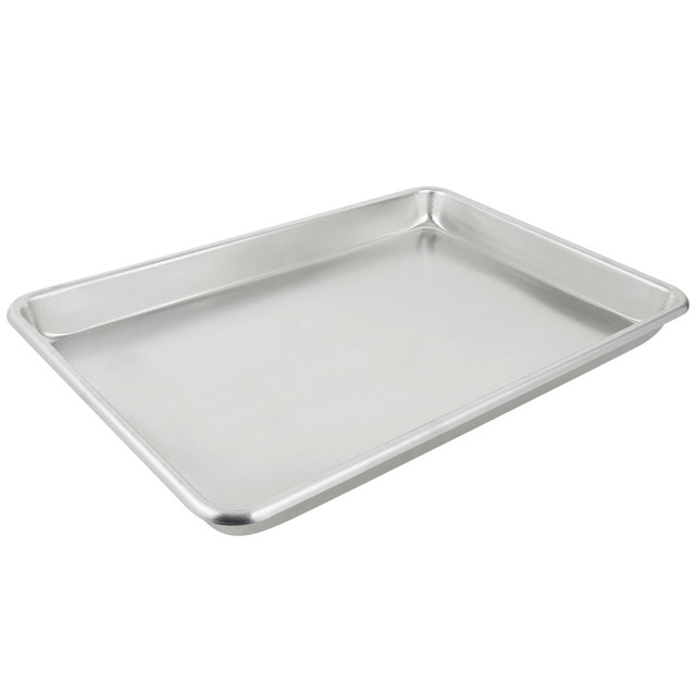 THE VOLLRATH COMPANY VL68357 Vollrath Aluminum Satin Bake And Roasting Pans, 15 Qt, Silver, Pack Of 6 Pans