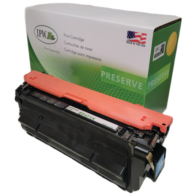 IMAGE PROJECTIONS WEST, INC. IPW 545-471-ODP  Preserve Remanufactured Cyan High Yield Toner Cartridge Replacement For HP CF471X, 545-471-ODP