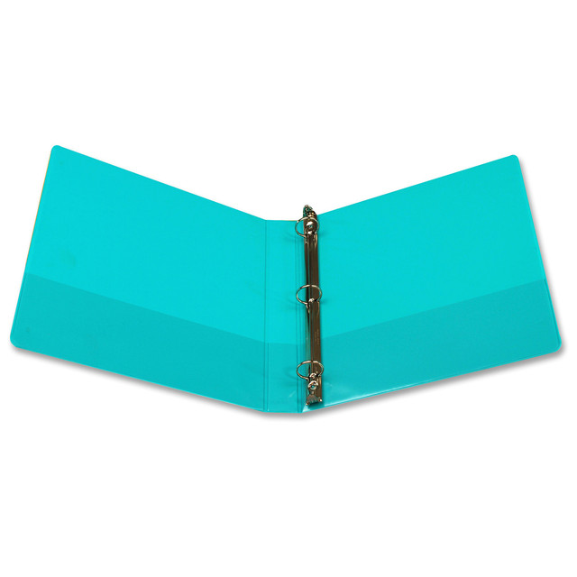 SAMSILL CORP U86377 Samsill Presentation View 3-Ring Binder, 1in Round Rings, Turquoise, Pack Of 2 SAMSILL CORP U86377 Samsill Presentation View 3-Ring Binder, 1in Round Rings, Turquoise, Pack Of 2