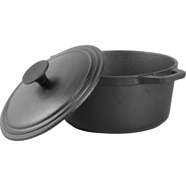 W APPLIANCE COMPANY LLC CHCI340 Commercial Chef Cast Iron Dutch Oven, 3.4-Quart, Black