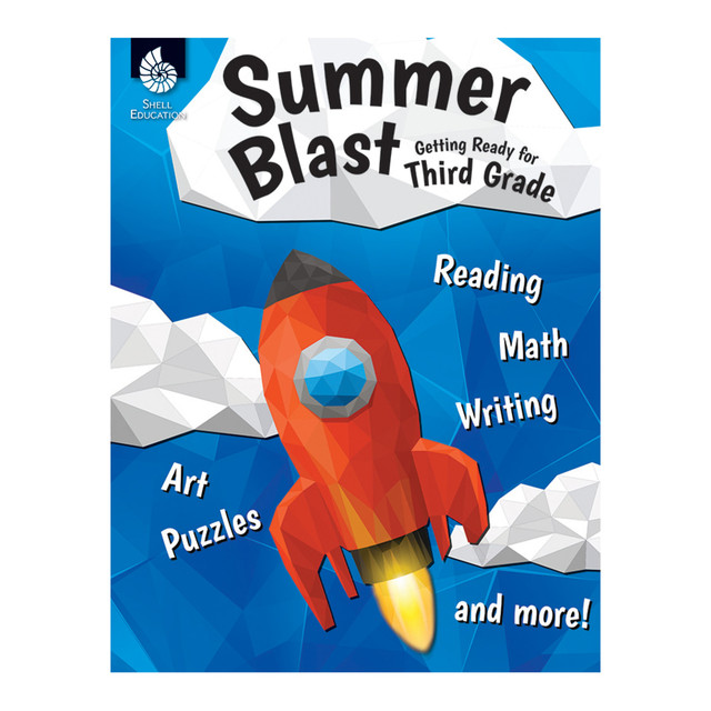 SHELL EDUCATION 51553 Summer Blast Activity Book, Getting Ready For Grade 3 SHELL EDUCATION 51553 Summer Blast Activity Book, Getting Ready For Grade 3