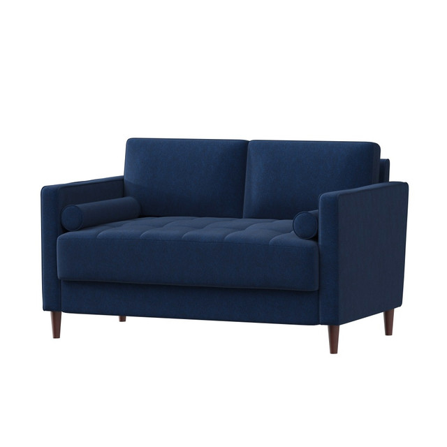 LIFESTYLE SOLUTIONS INC. LKLGF2SP2GU3051 Lifestyle Solutions Lillian Loveseat, Navy Blue