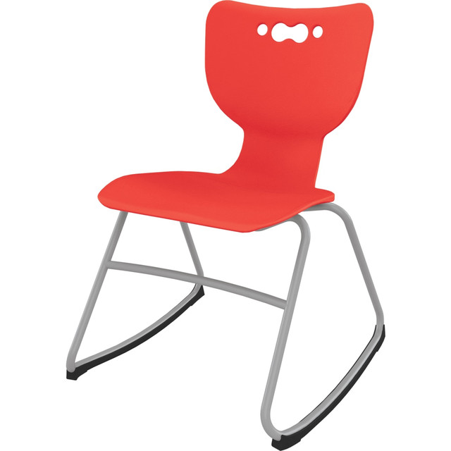 MOORECO INC MooreCo 54716-1-RED-NA-PL  Hierarchy Armless Rocker Chair, 16in, Red