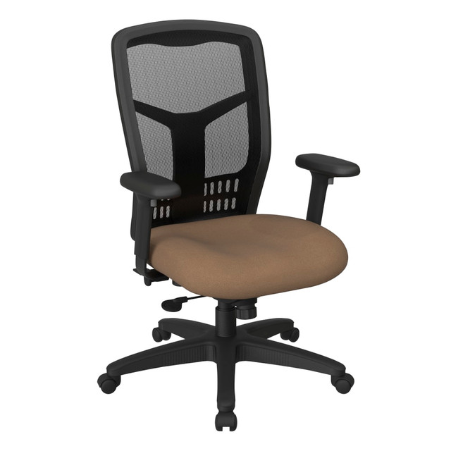 OFFICE STAR PRODUCTS 90662-232 Office Star ProGrid Mesh High-Back Managers Chair, Taupe