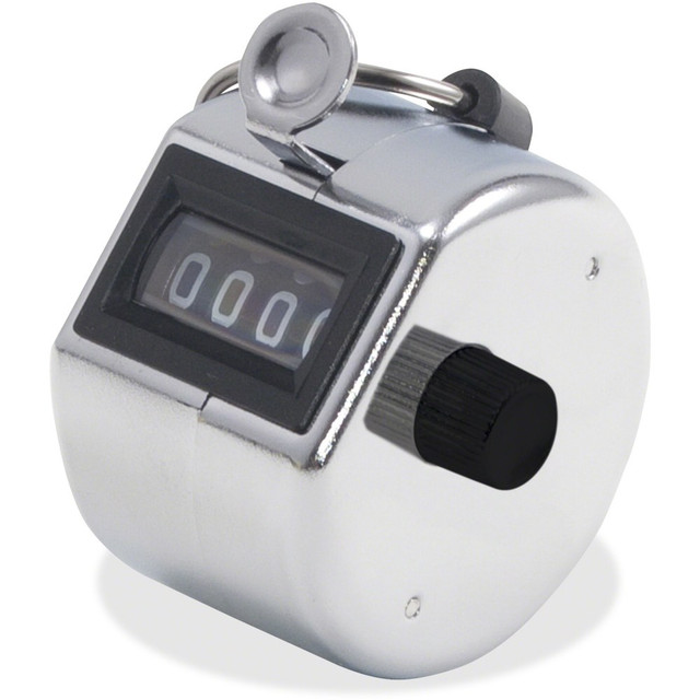 ACCO BRANDS USA, LLC 9841000 Advantus Tally I 4-Digit Handheld Tally Counter, Chrome