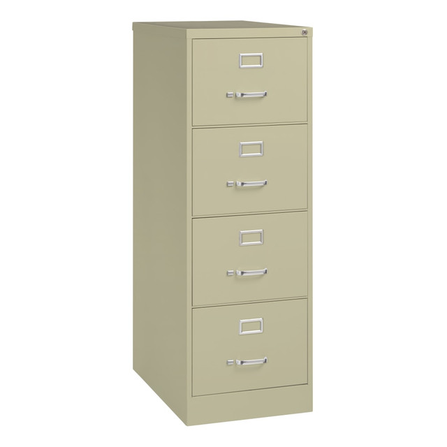 OFFICE DEPOT HID16954 WorkPro 26-1/2inD Vertical 4-Drawer Legal-Size File Cabinet, Putty OFFICE DEPOT HID16954 WorkPro 26-1/2inD Vertical 4-Drawer Legal-Size File Cabinet, Putty