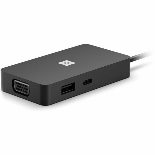 MICROSOFT CORPORATION Microsoft 1E4-00001  Surface USB-C Travel Hub for Business - for Notebook/Tablet/Monitor - USB Type C - 2 x USB Ports - USB Type-C - Network (RJ-45) - HDMI - VGA - Wired