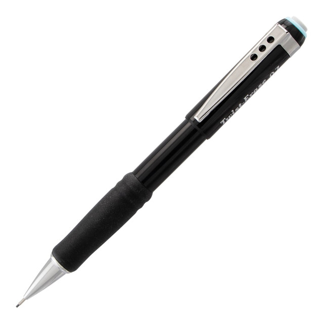 PENTEL OF AMERICA, LTD. Pentel QE517BP2-K6  Twist-Erase III Mechanical Pencils, 0.7mm, Assorted Barrel Colors, Pack Of 2 Pencils