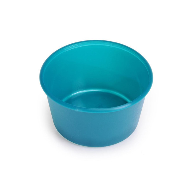 MEDLINE INDUSTRIES, INC. DYND50310 Medline Sterile Plastic Bowls, Graduated, 8 Oz, Blue, Pack Of 50