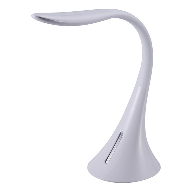 AMAX INCORPORATED VLED1821WHITE-BOS Bostitch Modern LED Desk Lamp, 13-3/16inH, White