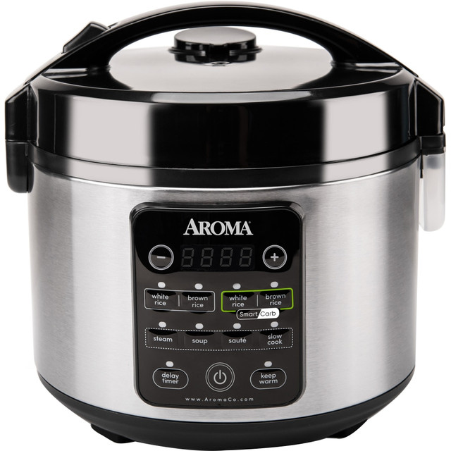 MIRAMA ENTERPRISES, INC. ARC-1126SBL Aroma ARC-1120SBL Smart Carb Rice Cooker, 12-Cup