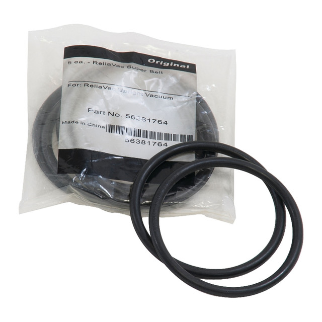 NILFISK-ADVANCE, INC. 56381764 Clarke SuperBelts For Reliavac 12, 12DC, 12HP And 16HP Upright Vacuums, Pack Of 5