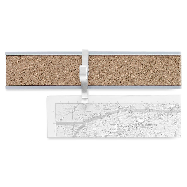 ADVANTUS CORP. 2026 Advantus Cork Map Rails, 1in x 96in, Satin