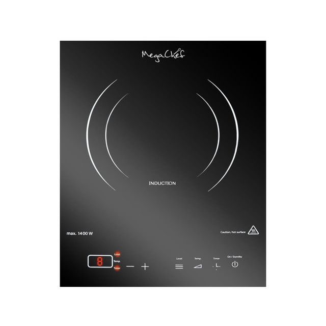 MEGAGOODS, INC. 995110967M MegaChef Portable Single Induction Counter-Top Cook Top, Black