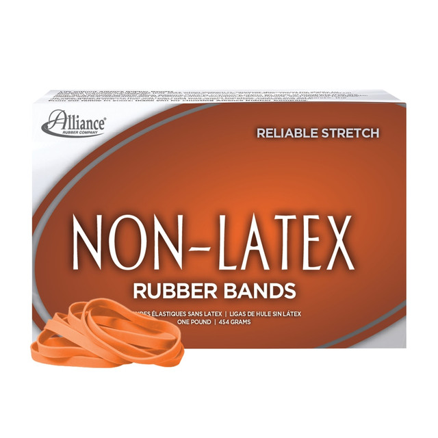 ALLIANCE RUBBER CO 37646 Alliance Rubber Sterling Rubber Bands, No. 64, 1 lb, Box Of 380