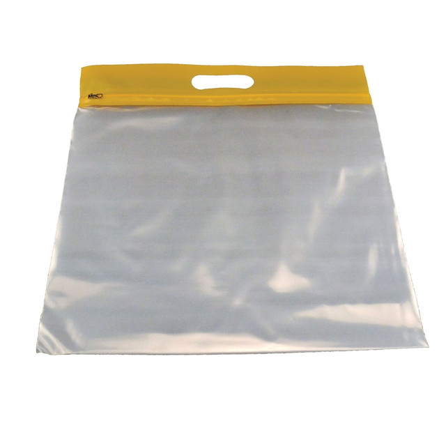 BAGS OF BAGS BOBZFH1413Y ZIPAFILE Storage Bag, Yellow, Pack of 25 BAGS OF BAGS BOBZFH1413Y ZIPAFILE Storage Bag, Yellow, Pack of 25