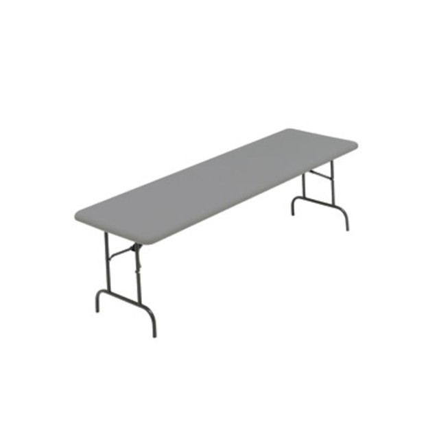 ICEBERG ENTERPRISES LLC 65237 Iceberg IndestrucTable TOO 1200 Series Folding Table, Charcoal