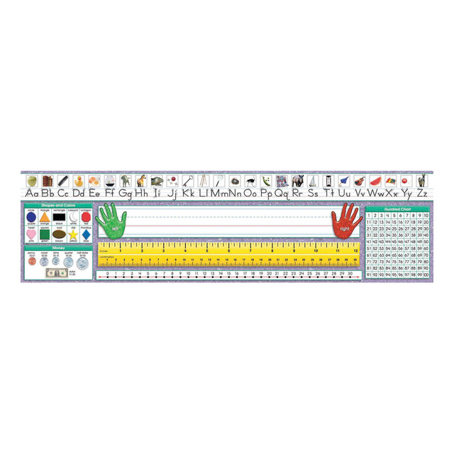 North NST9003-3 Star Teacher Resources Primary Desk Plates, 19in x 5in, Traditional Manuscript, Pre-K - Grade 8, 36 Plates Per Pack, Set Of 3 Packs North NST9003-3 Star Teacher Resources Primary Desk Plates, 19in x 5in, Traditional Manuscript, Pre-K - Grade 8, 36 Plates Per Pack, Set Of 3 Packs