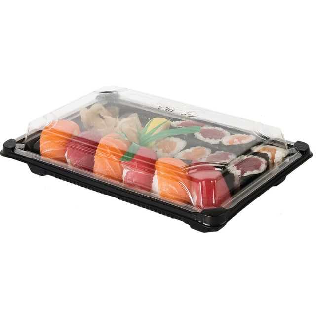 ECO-PRODUCTS, INC. EP-SH3-CPK Eco-Products Large PLA Sushi Containers, Pack Of 600 Containers ECO-PRODUCTS, INC. EP-SH3-CPK Eco-Products Large PLA Sushi Containers, Pack Of 600 Containers