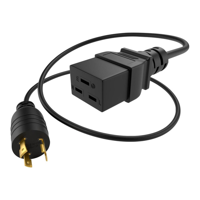 UNIRISE USA, LLC PWCD-L620PC19-20A-06F-BLK UNC Group - Power cable - NEMA L6-20P (M) to IEC 60320 C19 - 125 V - 20 A - 6 ft - black UNIRISE USA, LLC PWCD-L620PC19-20A-06F-BLK UNC Group - Power cable - NEMA L6-20P (M) to IEC 60320 C19 - 125 V - 20 A - 6 ft - black