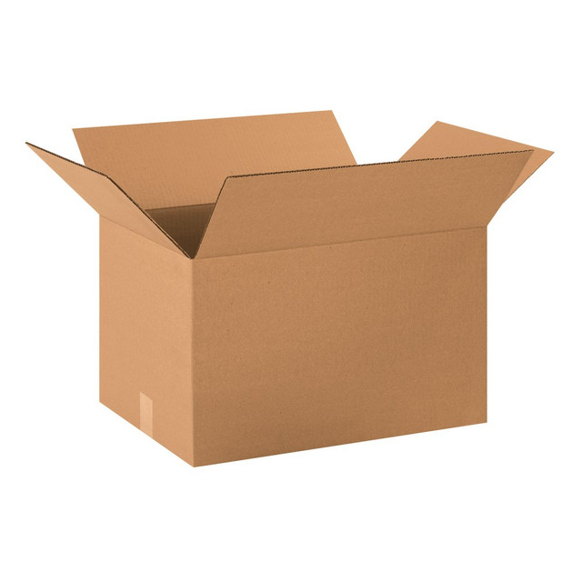 B O X MANAGEMENT, INC. Partners Brand 201412  Corrugated Boxes, 20in x 14in x 12in, Kraft, Pack Of 20