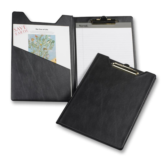 SAMSILL CORP 71410 Samsill Professional Heavyweight Pad Holders - 11in - Vinyl - Black - 1 Each SAMSILL CORP 71410 Samsill Professional Heavyweight Pad Holders - 11in - Vinyl - Black - 1 Each