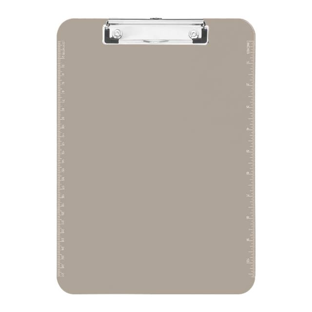 SP RICHARDS 01870 Sparco Plastic Clipboard With Flat Clip, 8 1/2in x 11in, Smoke SP RICHARDS 01870 Sparco Plastic Clipboard With Flat Clip, 8 1/2in x 11in, Smoke