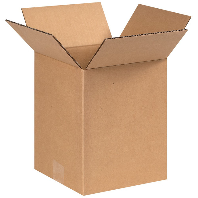 B O X MANAGEMENT, INC. 8810 Partners Brand Corrugated Boxes, 8in x 8in x 10in, Kraft, Pack Of 25