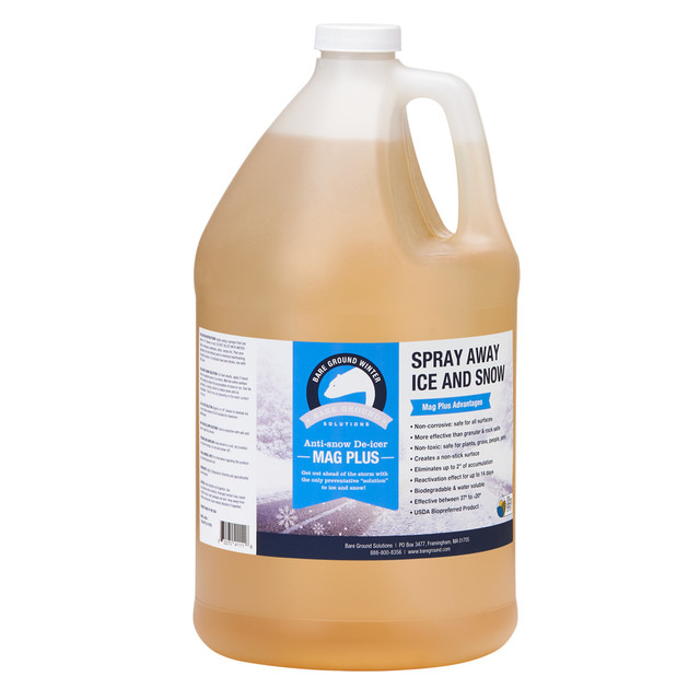E. BROOKMYER, INC. BGS-1 Bare Ground Liquid De-Icer, Inhibited MagPlus, 1 Gallon E. BROOKMYER, INC. BGS-1 Bare Ground Liquid De-Icer, Inhibited MagPlus, 1 Gallon