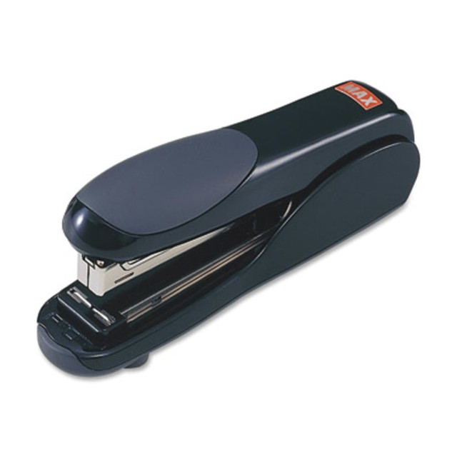 MAX USA CORP. HD-50DF BLACK MAX Flat Clinch Full-strip Stapler - 30 Sheets Capacity - 210 Staple Capacity - Full Strip - 1/4in Staple Size - Black