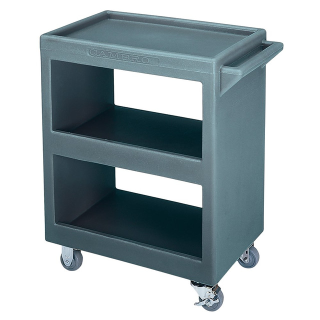 CAMBRO MFG. CO. BC225191 Cambro BC225 Bus Cart, 32-1/4inH x 28inW x 16inD, Granite Gray