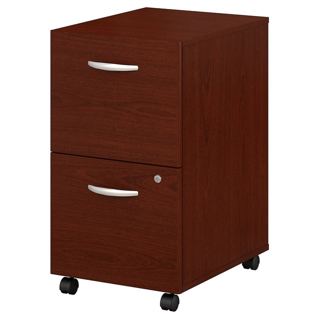 BUSH INDUSTRIES INC. WC36752SUIR Bush Business Furniture Components 21inD Vertical 2-Drawer Mobile File Cabinet, Mahogany, Delivery BUSH INDUSTRIES INC. WC36752SUIR Bush Business Furniture Components 21inD Vertical 2-Drawer Mobile File Cabinet, Mahogany, Delivery