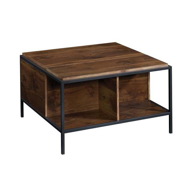 SAUDER WOODWORKING CO. Sauder 425615  Nova Loft Coffee Table With Lift Top, 19inH x 33inW x 32inD, Grand Walnut