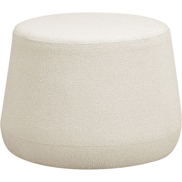 LIFESTYLE SOLUTIONS INC. 510A003SNO Lifestyle Solutions Brant Fabric Ottoman, 17inH x 24inW x 24inD, Ivory