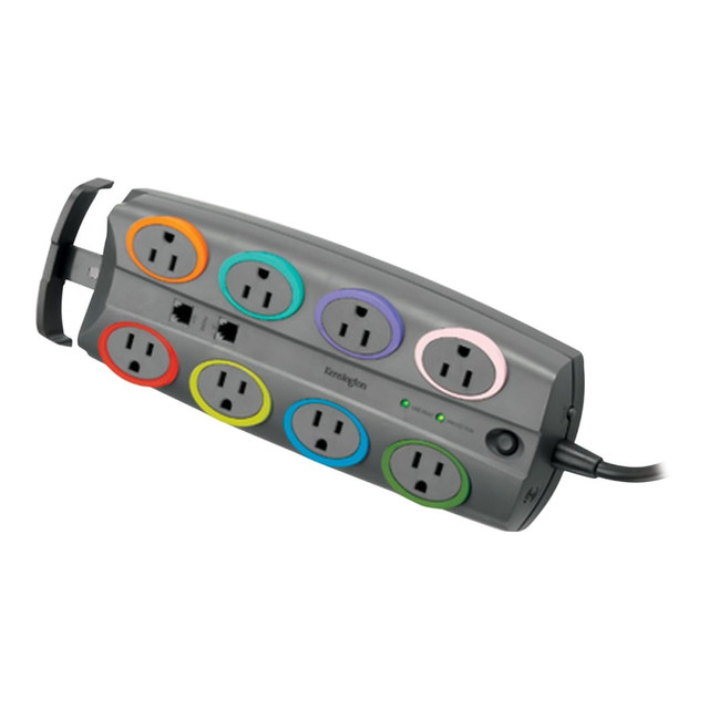 ACCO BRANDS USA, LLC 62690 Kensington SmartSockets Color-Coded 8-Outlet Adapter Model Surge Protector ACCO BRANDS USA, LLC 62690 Kensington SmartSockets Color-Coded 8-Outlet Adapter Model Surge Protector