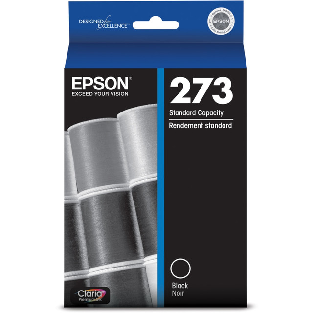 EPSON AMERICA INC. T273020-S Epson 273 Claria Premium Black Ink Cartridge, T273020-S