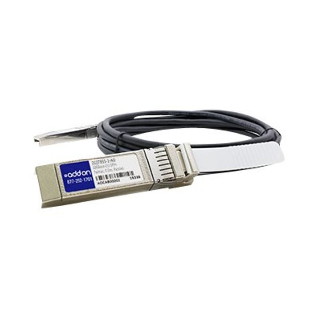 ADD-ON COMPUTER PERIPHERALS, INC. 2127931-1-AO AddOn 0.5m Tyco Compatible SFP+ DAC - Direct attach cable - SFP+ to SFP+ - 1.6 ft - twinaxial