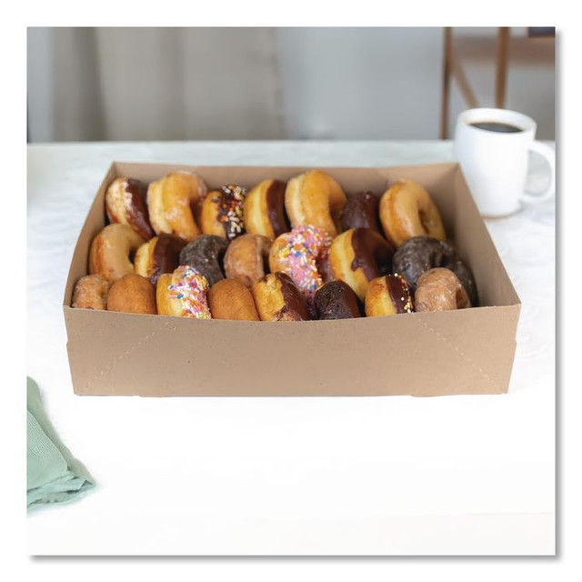 SOUTHERN CHAMPION TRAY SCT® 1268 Kraft Donut Trays, 13.5 x 9.88 x 3.38, Brown, Paper, 150/Carton