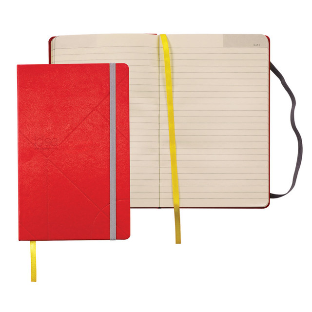 TOPS BUSINESS FORMS TOPS 56873  Idea Collective Hardbound Journal, 8 1/4in x 5in, Red, 120 Sheets