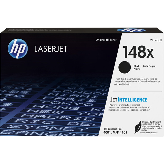 HP INC. W1480X HP 148X Black High Yield Toner Cartridge, W1480X