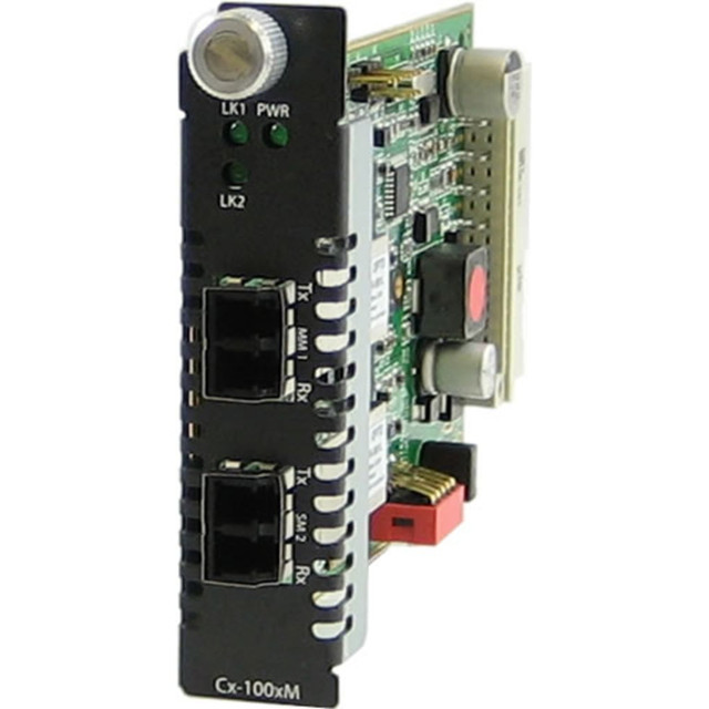 PERLE SYSTEMS 05061050 Perle C-100MM-S2LC20 Media Converter - 2 x LC Ports - DuplexLC Port - 100Base-FX, 100Base-LX - 20 km - Internal PERLE SYSTEMS 05061050 Perle C-100MM-S2LC20 Media Converter - 2 x LC Ports - DuplexLC Port - 100Base-FX, 100Base-LX - 20 km - Internal