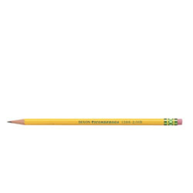 DIXON TICONDEROGA COMPANY 13885 Ticonderoga Pencils, #2.5 Medium  Lead, Box Of 12