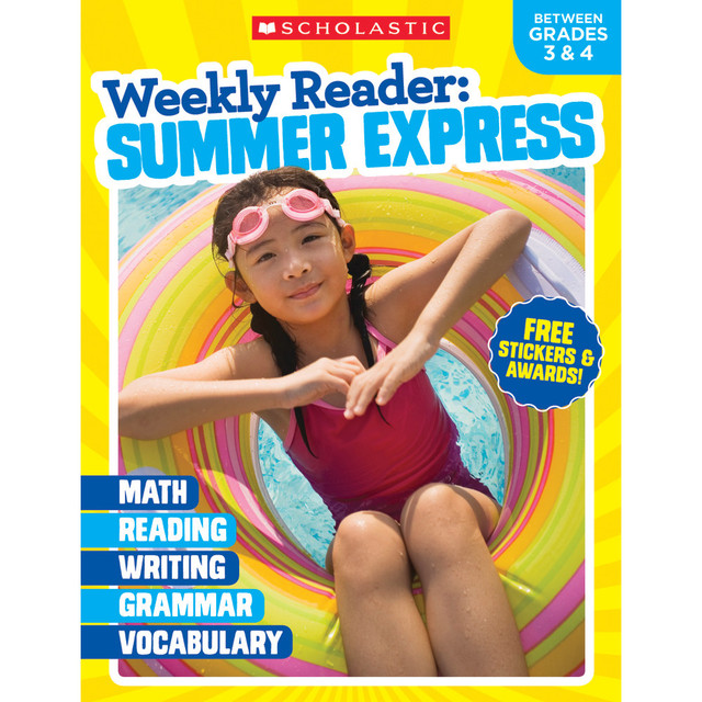 SCHOLASTIC INC Scholastic 810892 Teacher Resources Weekly Reader Workbook: Summer Express, Grades 3-4