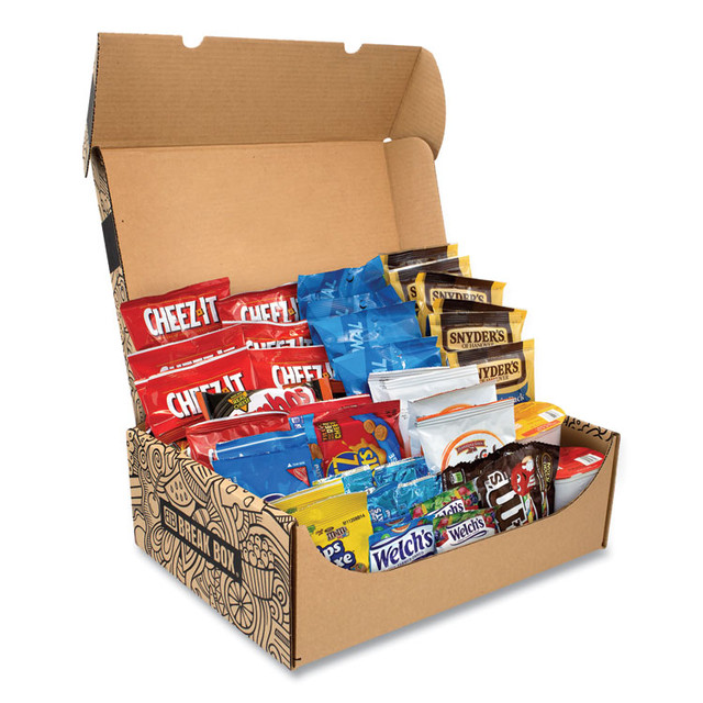 SNACK BOX PROS 700S0003 Party Snack Box, 45 Assorted Snacks/Box